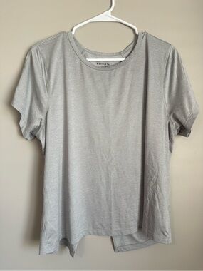 Athleta Grey  Short-Sleeve Tee Size Large